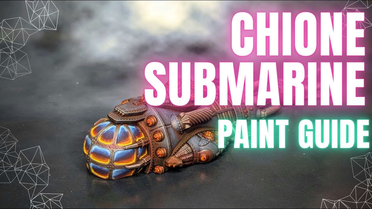 Dystopian Wars: Chione painting guide with two tone canopies (usable for Battletech too) and OSL.