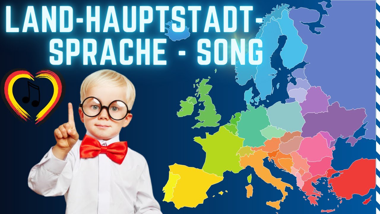 Kinderlieder L&auml;nder und Hauptst&auml;dte SONG mit Text