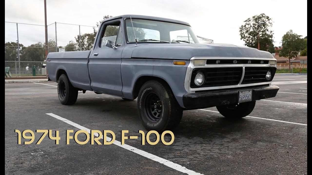 1974 Ford F100 Cold Start and Walk Around