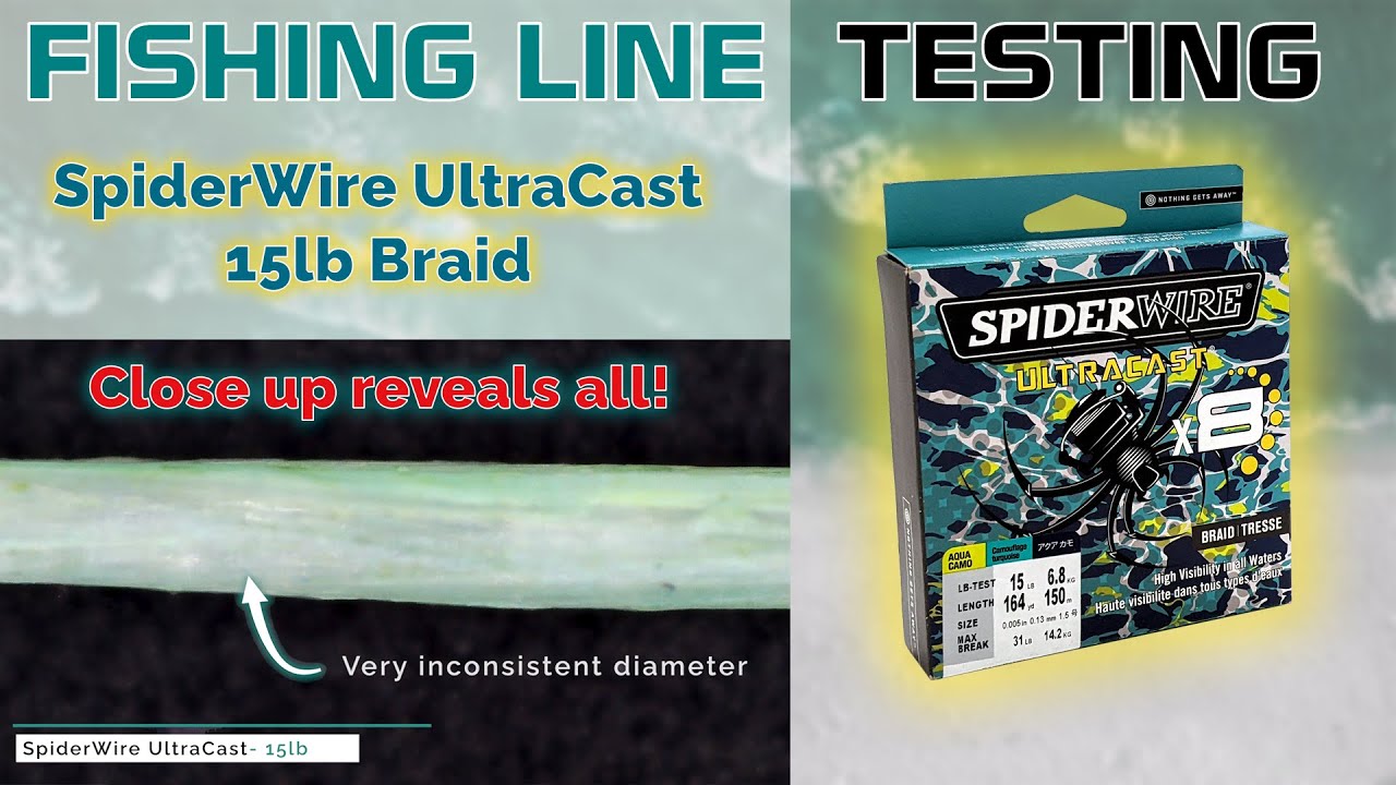 Fishing Line Testing - SpiderWire UltraCast 15lb Braid