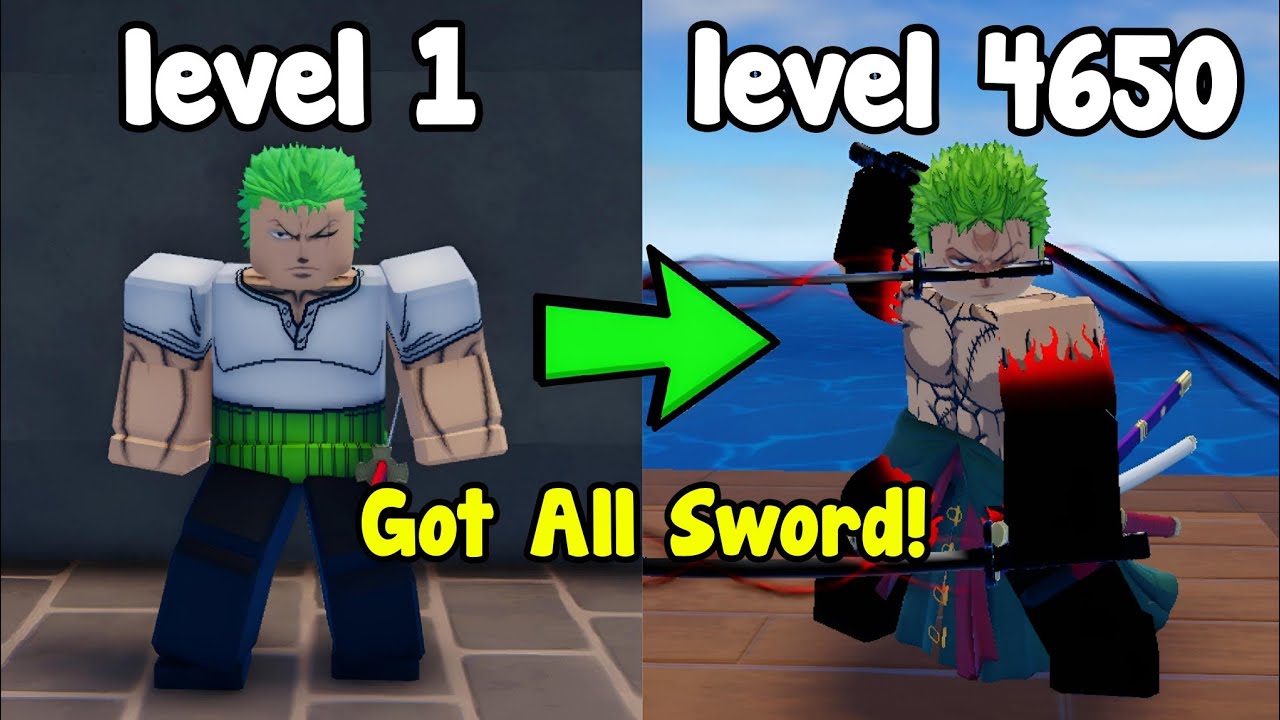 Beating Haze Seas as Zoro! Getting All Sword Reworks Level 0 to Max Level in Haze Seas Roblox