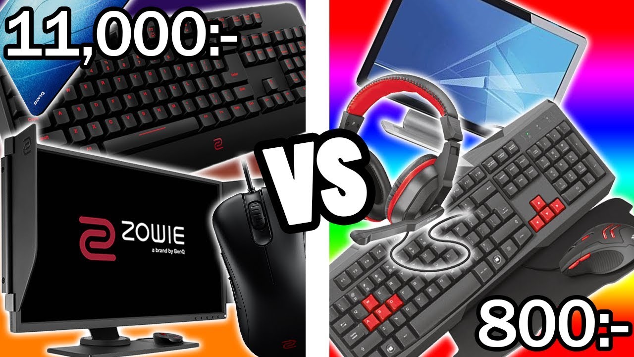 BILLIG VS. DYR GAMING GEAR I FORTNITE