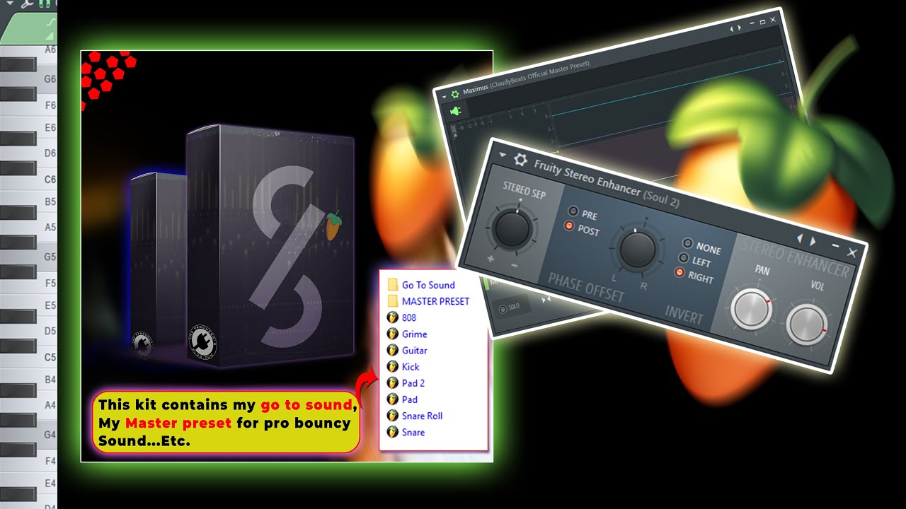 THE ULTIMATE UK DRILL MIXING, MASTERING PRESETS  (How To Mix A UK Drill Beat - FL Studio)