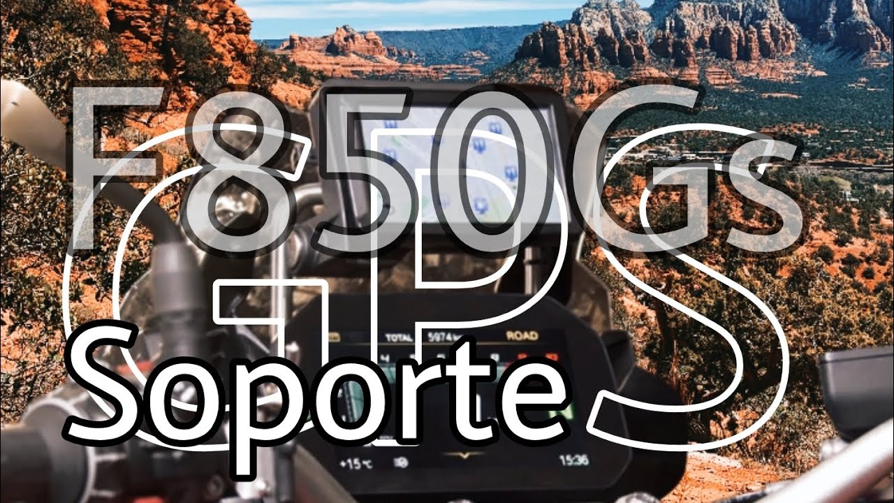 F850gs : Tampoco te gusta la ubicación del soporte DE GPS???