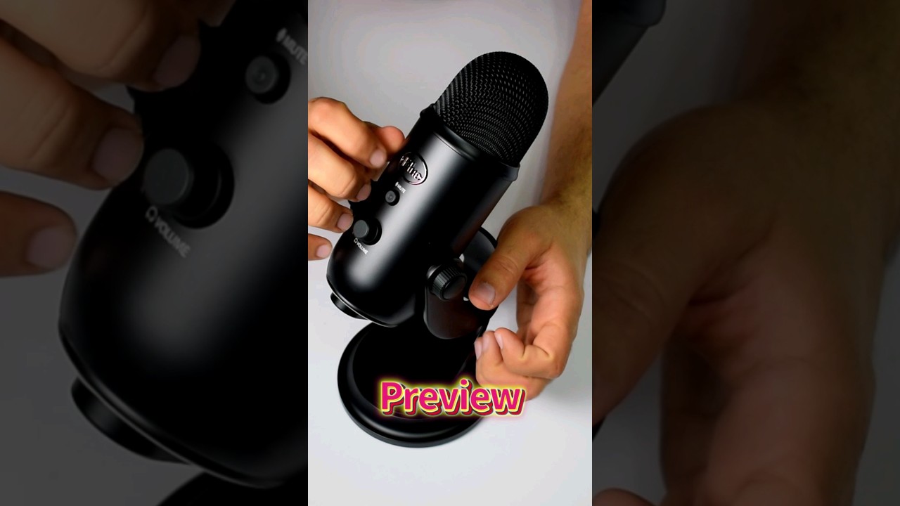 ASMR blue yeti unbox