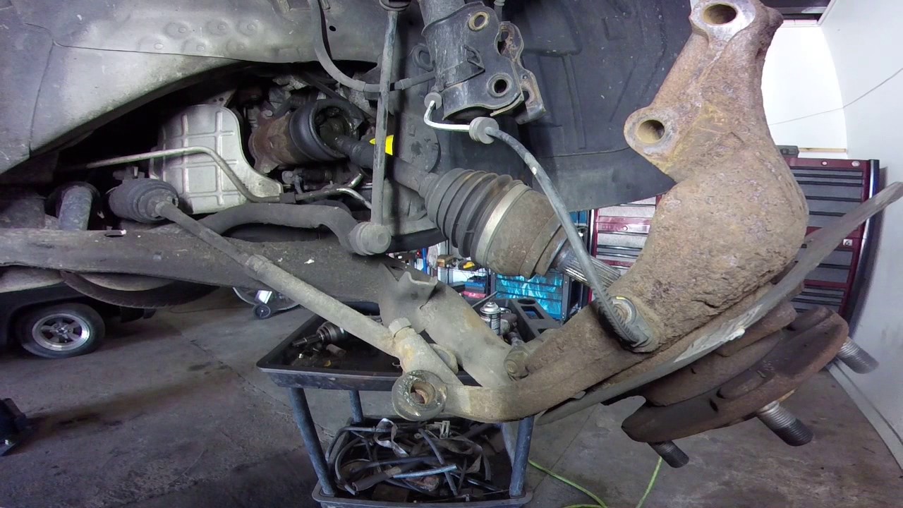 nissan murano awd  axle replacment front