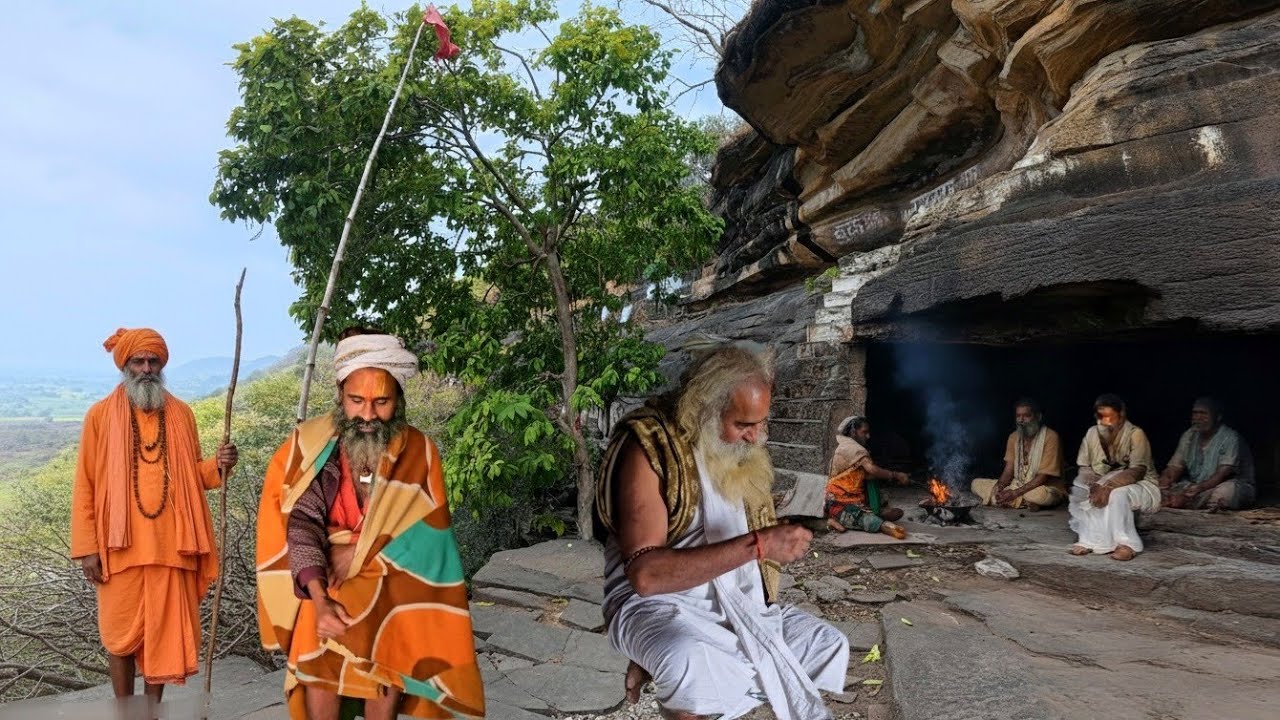 जंगल में गुफा कंदराओं में तपस्या करने वाले एक साथ कई दिव्य संतों के दर्शन 