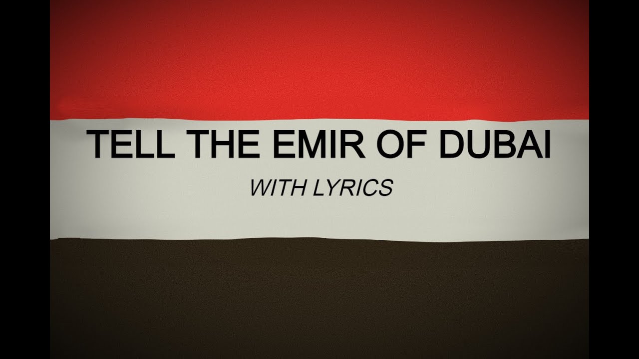 Tell the Emir of Dubai - Houthi War Song (WITH LYRICS)