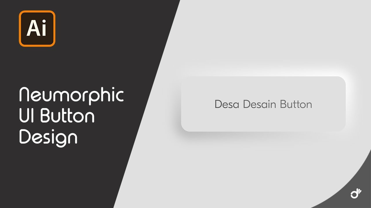 How to Create Neumorphic (Soft UI) Button | Illustrator Tutorial