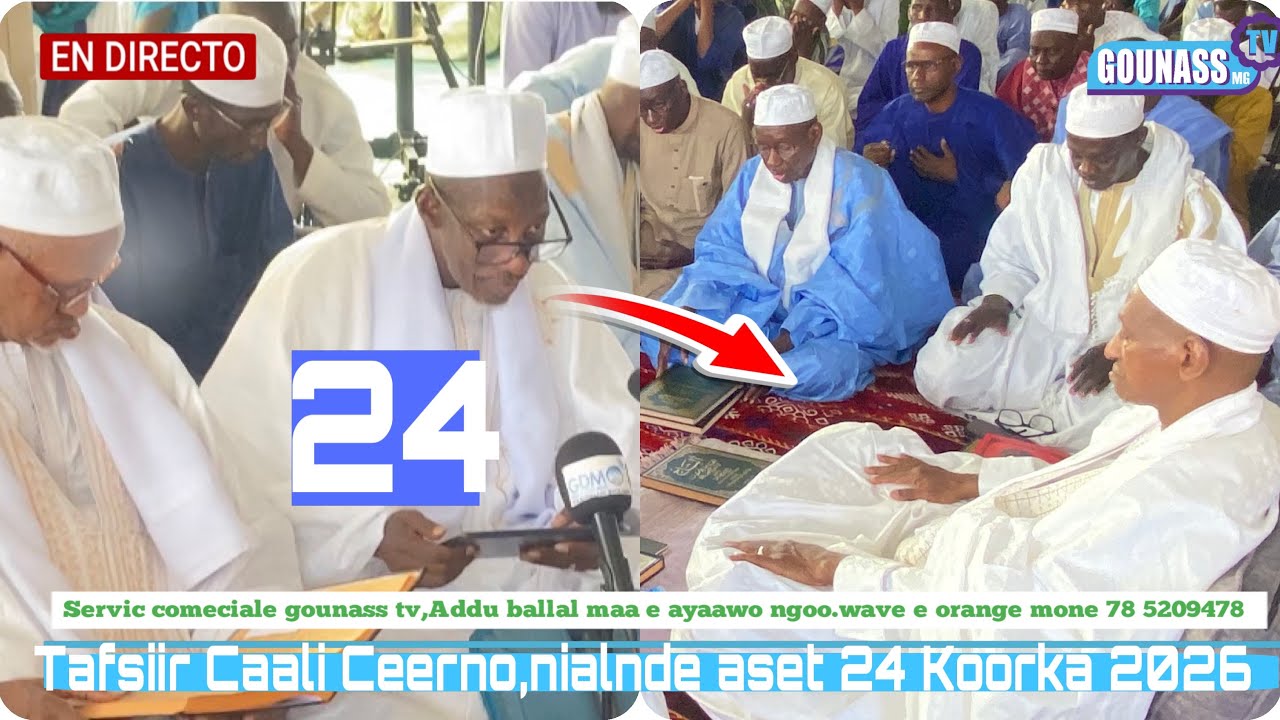Tafsiir Caali Ceerno’nialnde Aset 24 Koorka 2026
