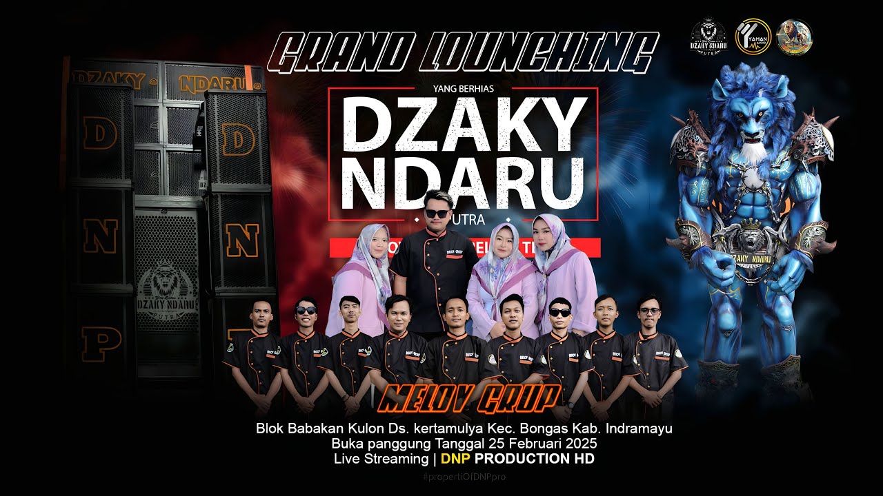 LIVE LOUNCHING PERDANA | DZAKY NDARU PUTRA MELOV GRUP | KERTAMULYA BABAKAN KULON _ IM 25 FEB 2025
