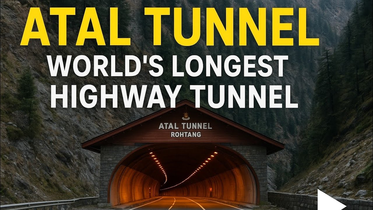 🚗 Atal Tunnel &ndash; World&rsquo;s Longest Highway Tunnel | Manali to Leh Road Trip | Atal Tunnel Himachal 🇮🇳