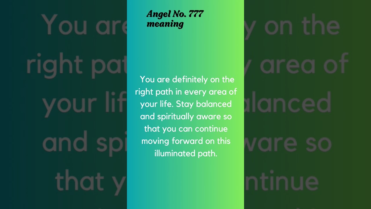 angelnumber 777 #angelnumbers #angelnumber777