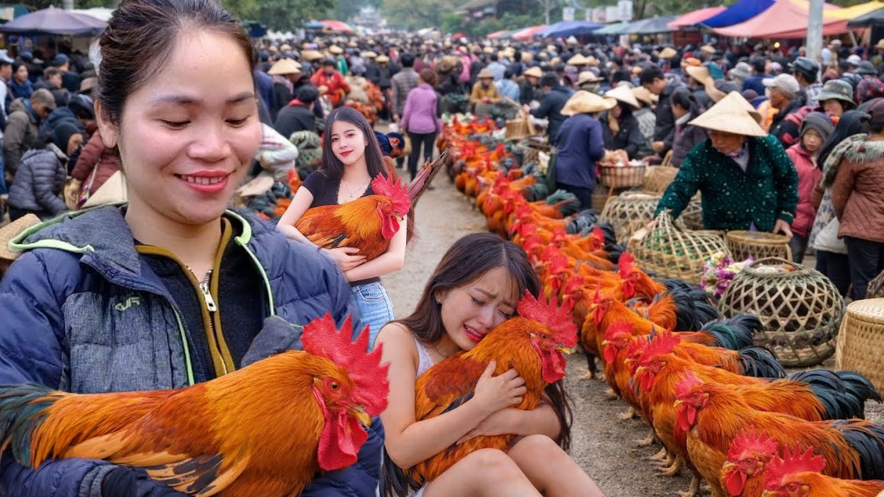 Chợ Tết !  Chợ Gà  