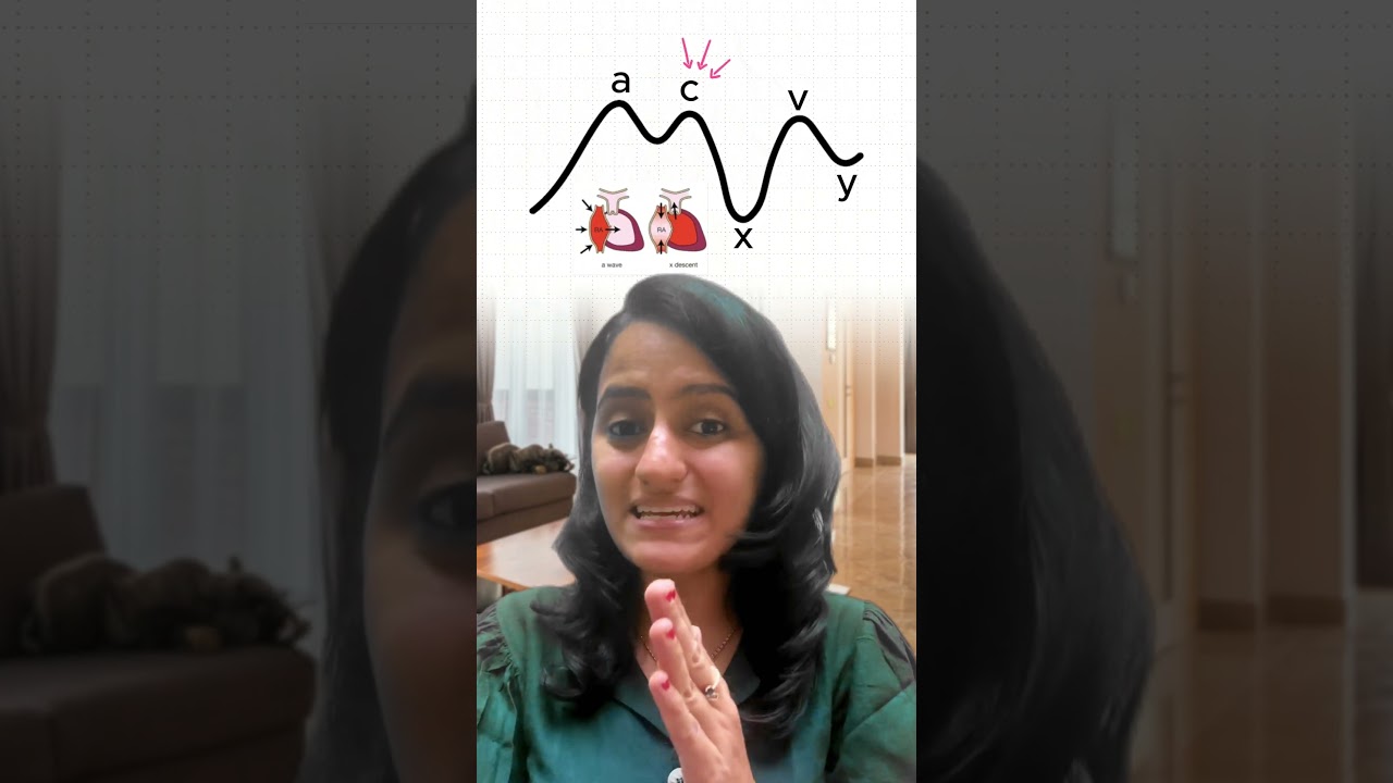 A quick mnemonic to remember JVP waves #neetpg #fmgepreparation #medsynapse