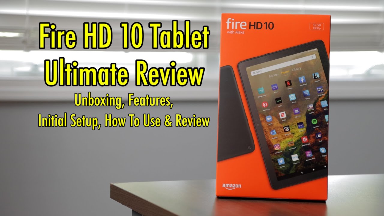 Amazon Fire Tablet Ultimate Review - Unboxing, Features, Initial Setup, How To Use and Review!