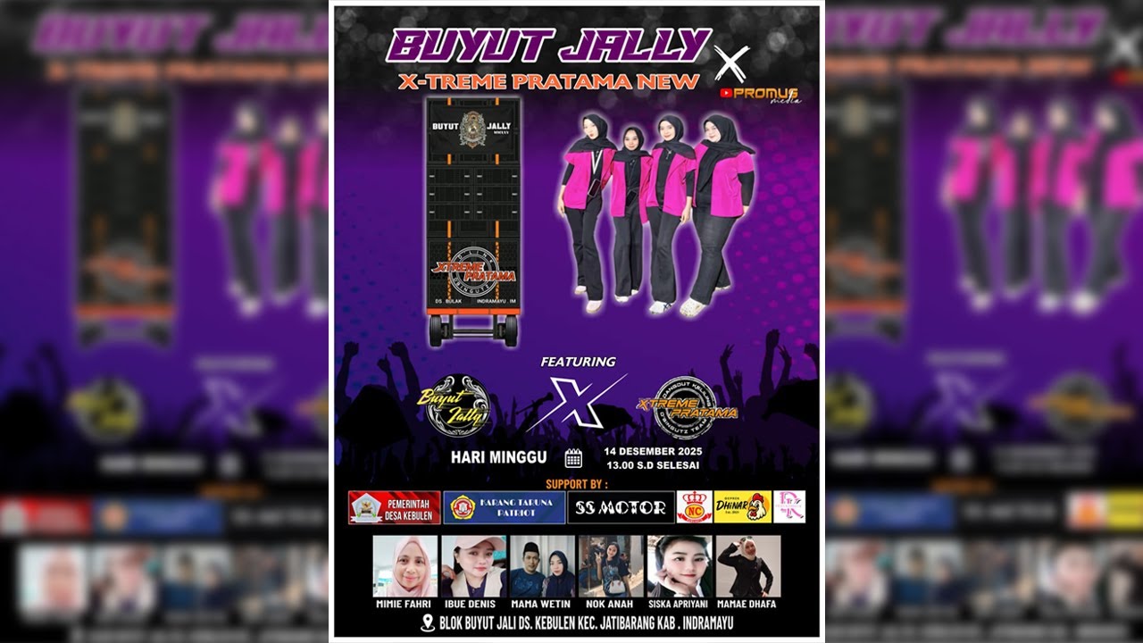 🔴LIVE SINGA DANGDUT X-TREME PRATAMA NEW | UNJUNGAN MBAH BUYUT JALLY DESA KEBULEN JATIBARANG - IM
