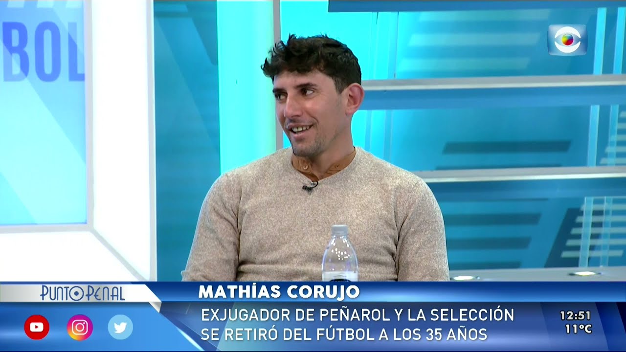 MATHIAS CORUJO. EL EX FUTBOLISTA DE LA SELECCIÓN, PEÑAROL Y WANDERERS HABLÓ DE SU RETIRO.