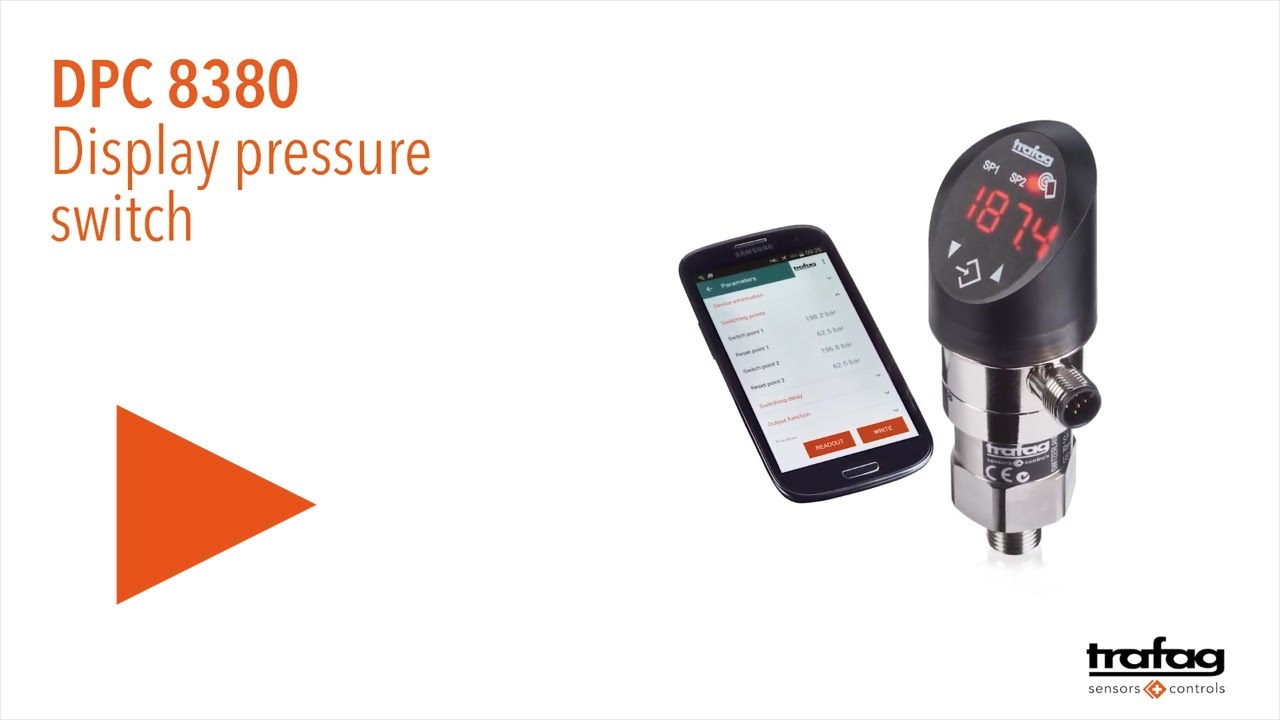 Trafag: Display pressure switch DPC 8380