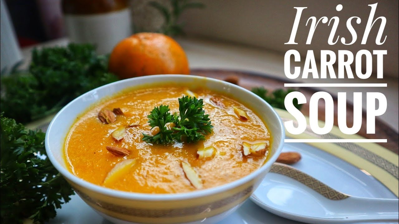 IRISH Carrot soup  #easysouprecipe