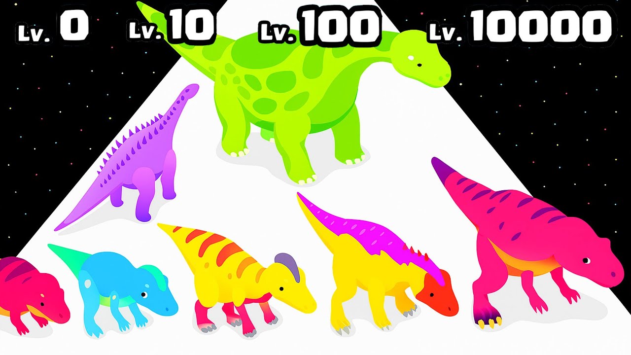 Dinosaur Evolution Dino Run - Max Level Gameplay Part 1