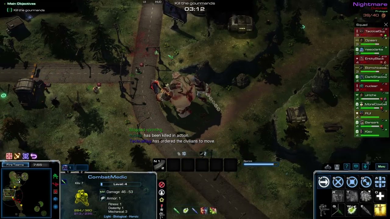 StarCraft 2 - Undead Assault Reborn mod (Nightmare/Outbreak, Medic PoV)