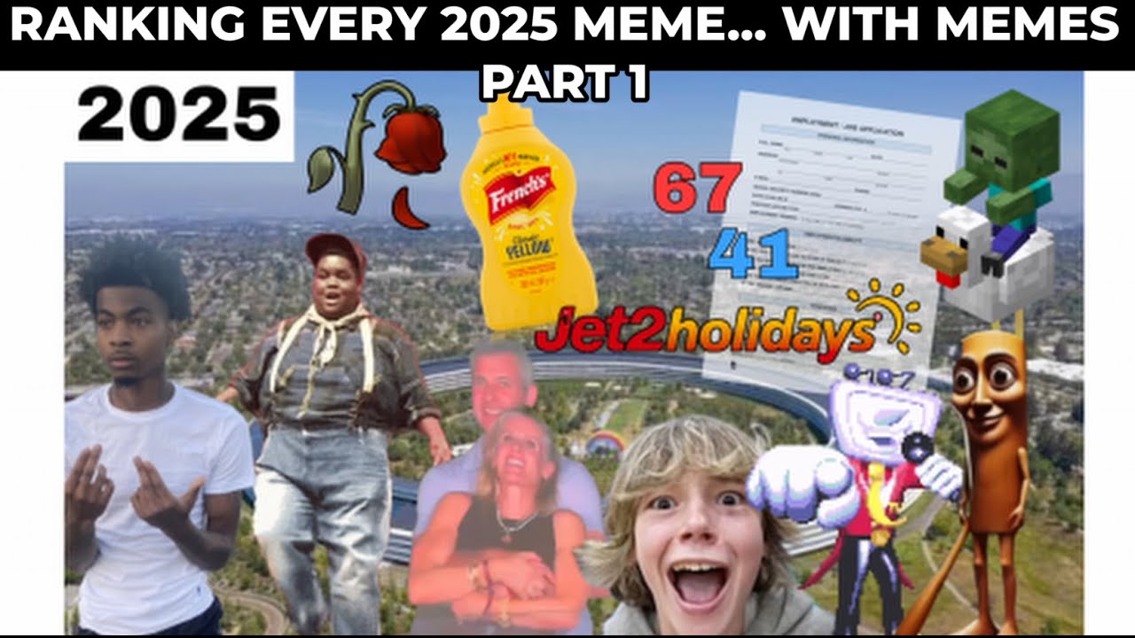 Every 2025 MEME Ranked with Memes (Part 1)