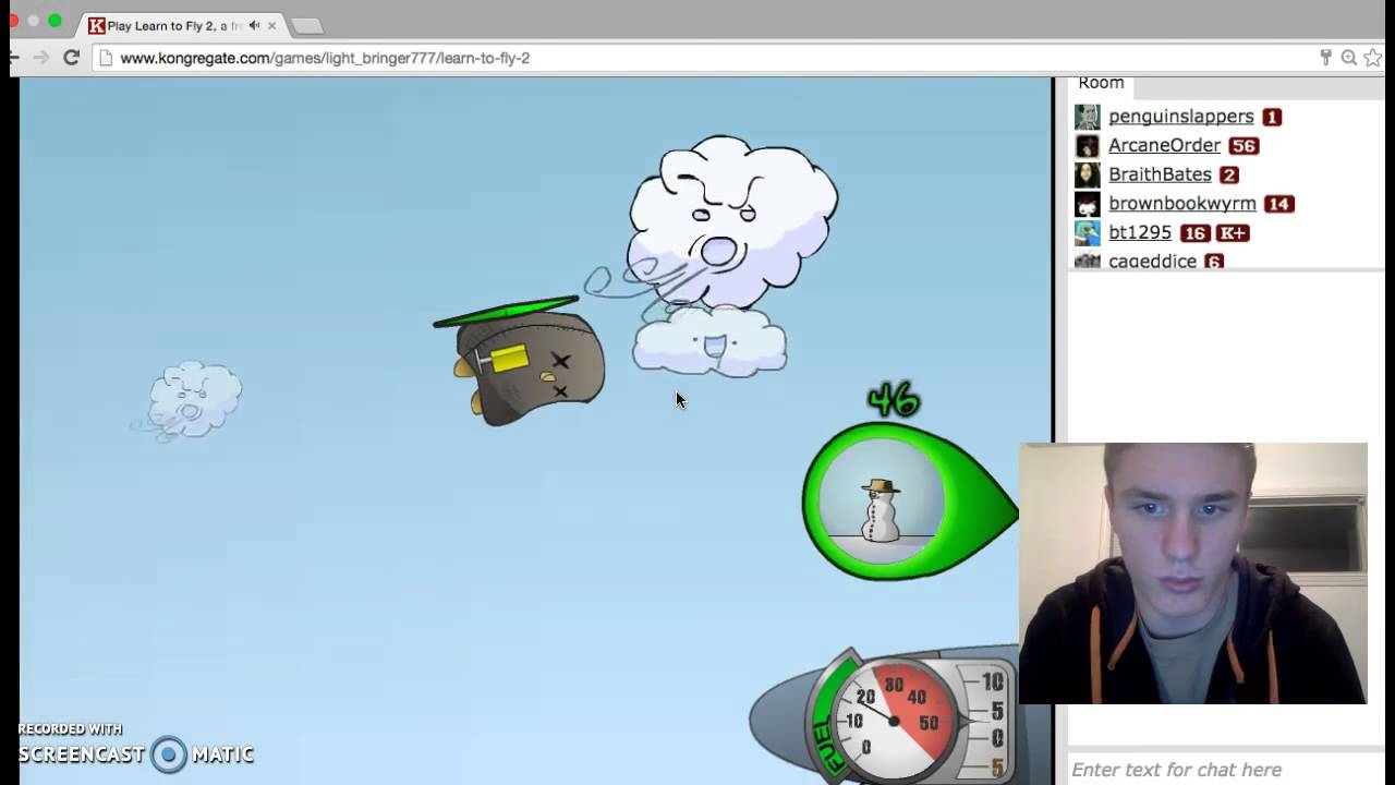 Lets play #2 Learn to Fly 2. Because im NOT a NOOB!!