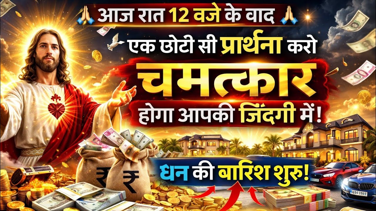 🙏 यह प्रार्थना करो और देखो चमत्कार! आपकी जिंदगी में पैसों की बारिश होगी 💰#godmessage