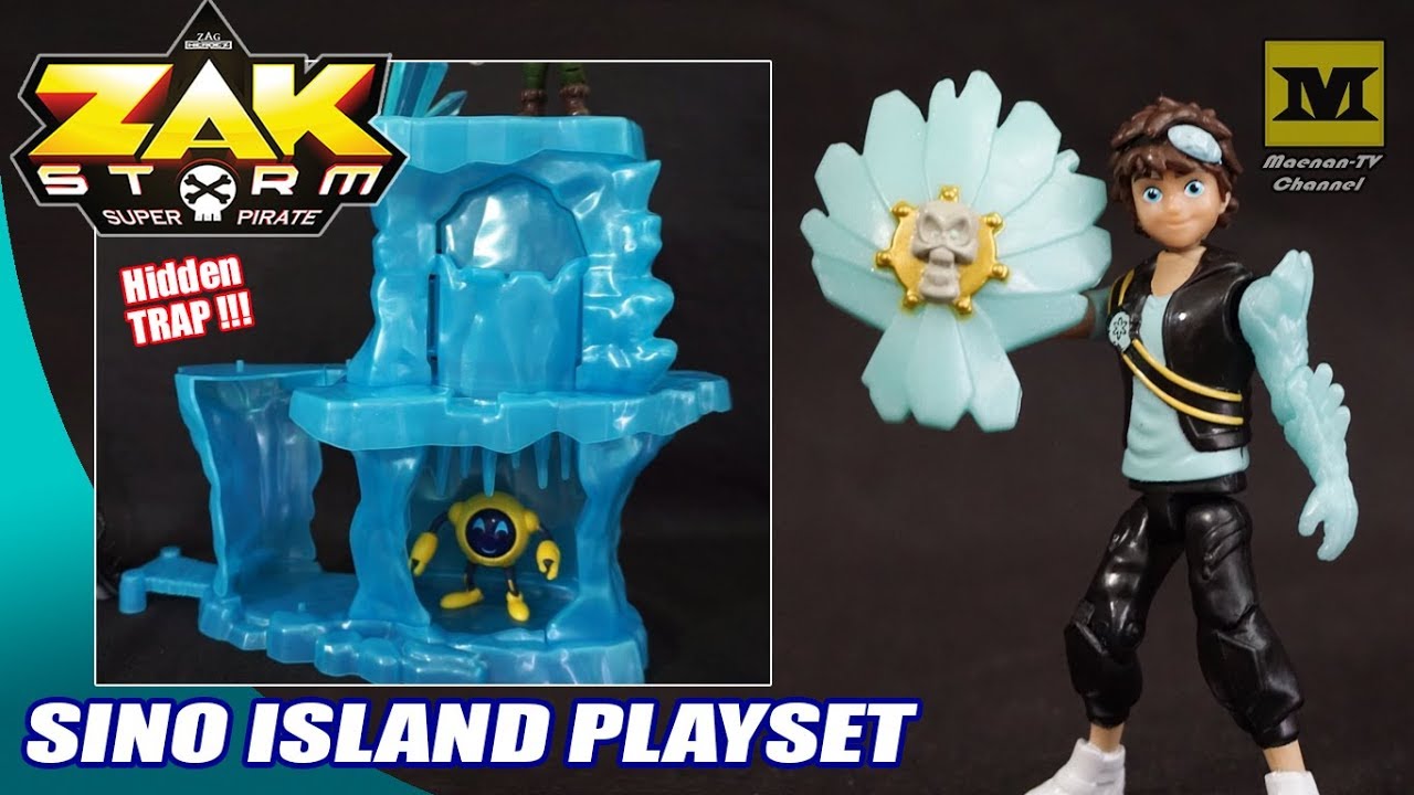 ZAK STORM SINO ISLAND (Pulau Es) Playset