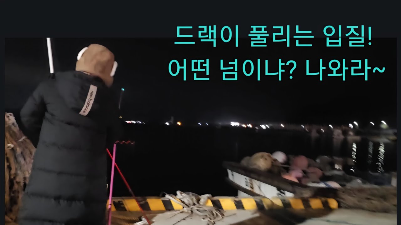 드랙풀린입질!!  강름 금진항 리벤지 성공?실패?