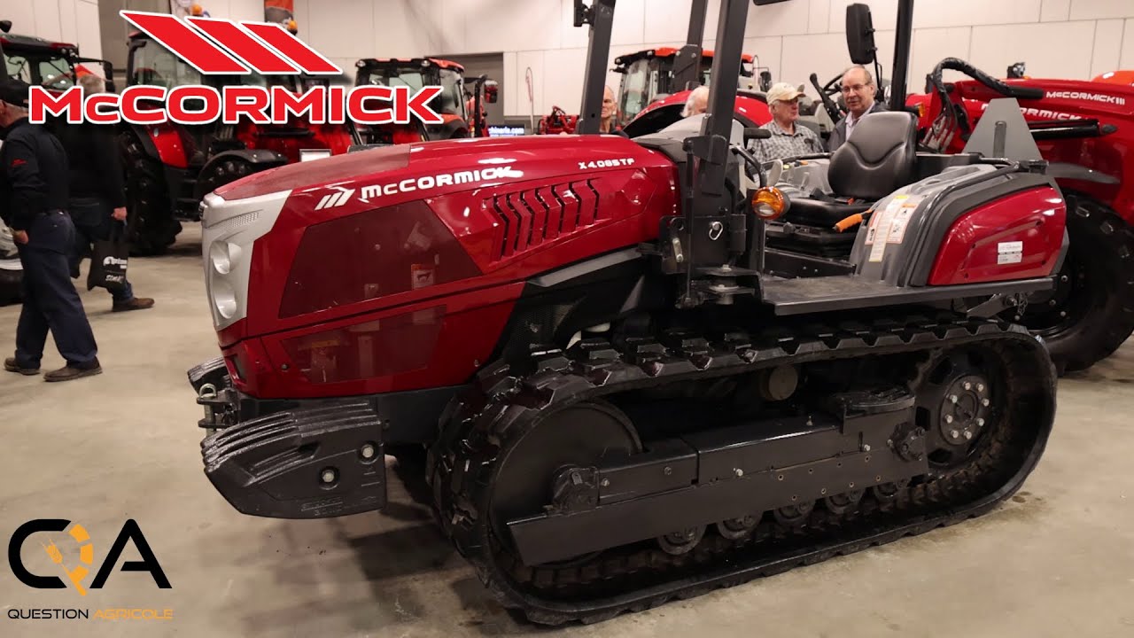 McCormick TX4 : Un Tracteur à chenille pour l’Agriculture et la Foresterie!
