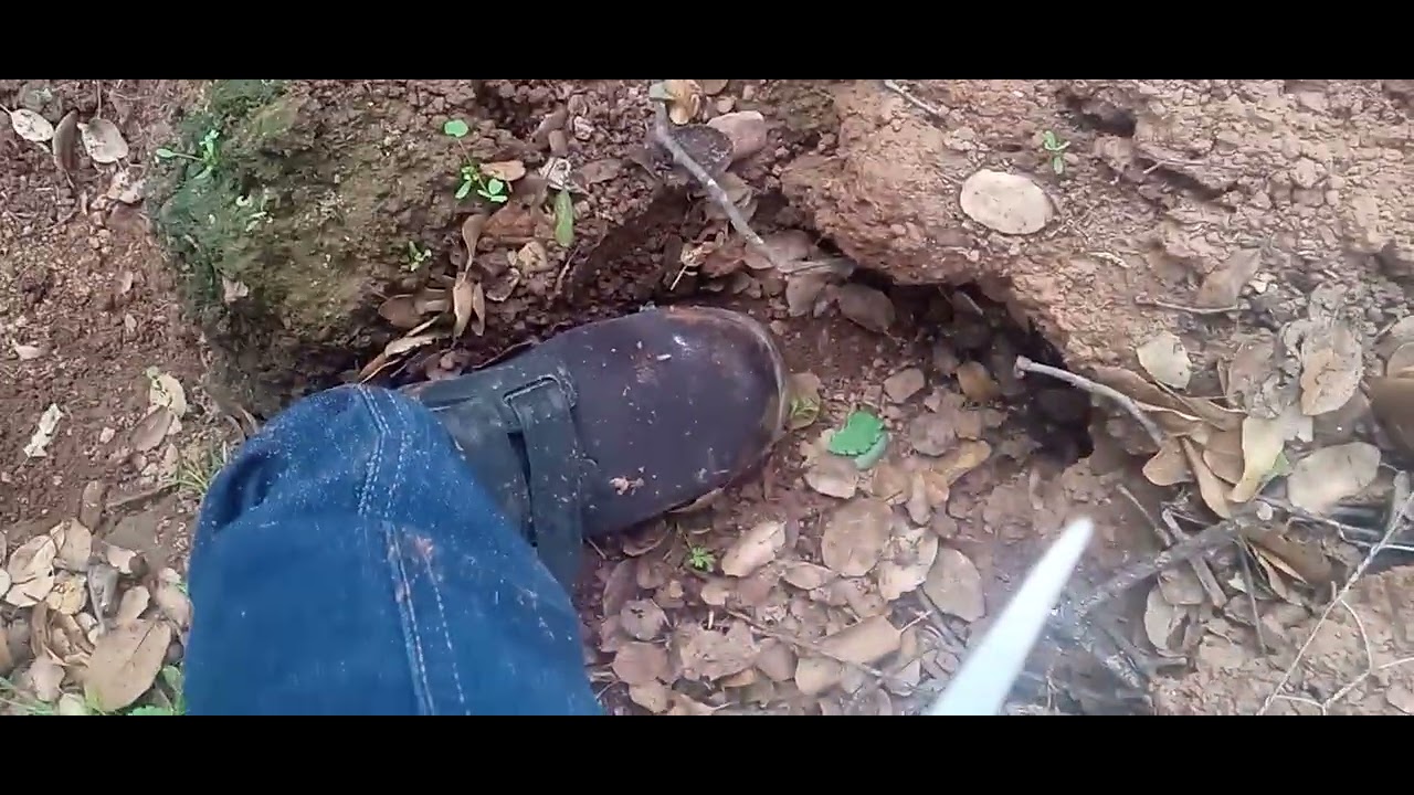 Steep Hillside Fence Removal #diy #wirefence #erosion #help #farmlife 