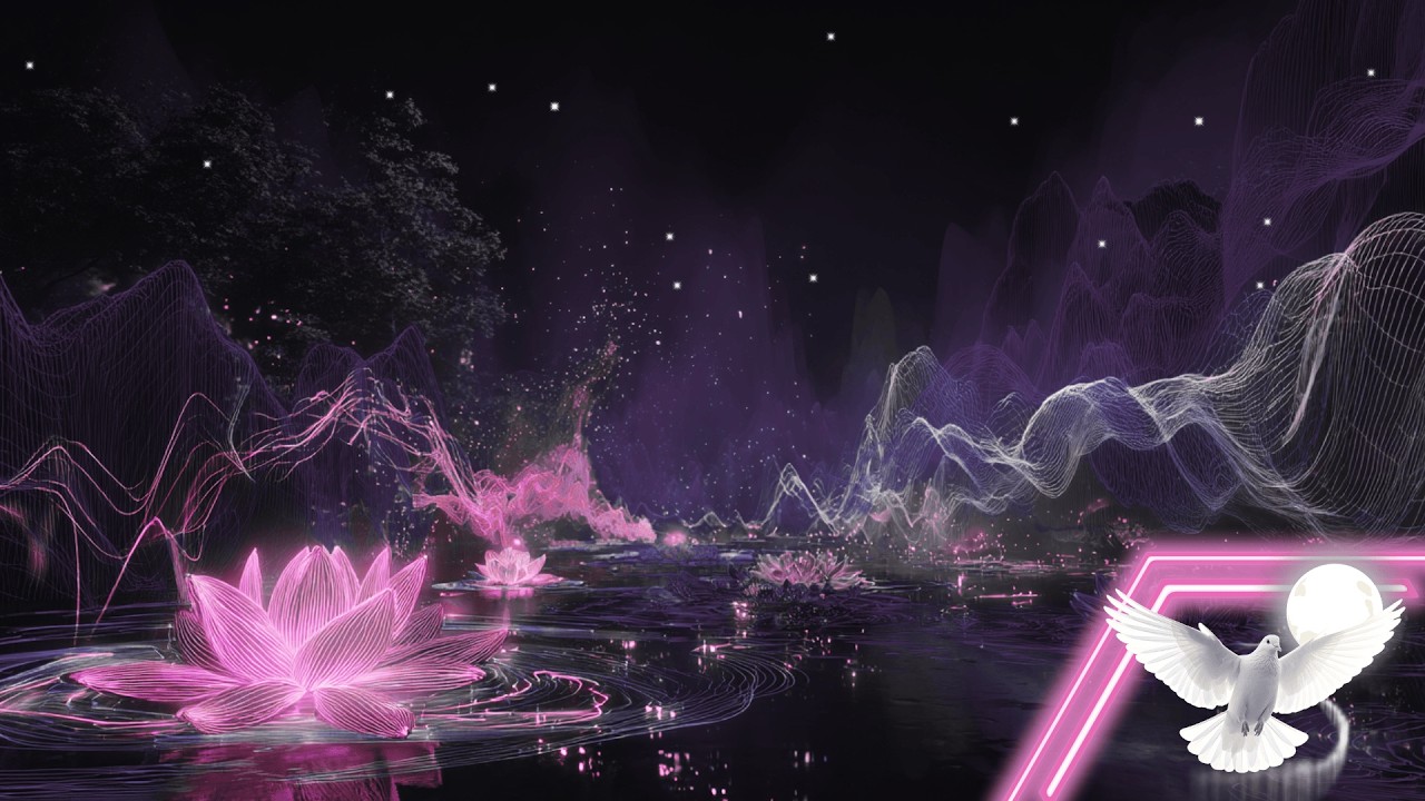 Fall Asleep Fast • Pink Lotus • 528 Hz Deep Sleep Music • Delta Waves, Binaural Beats • 6 Hours