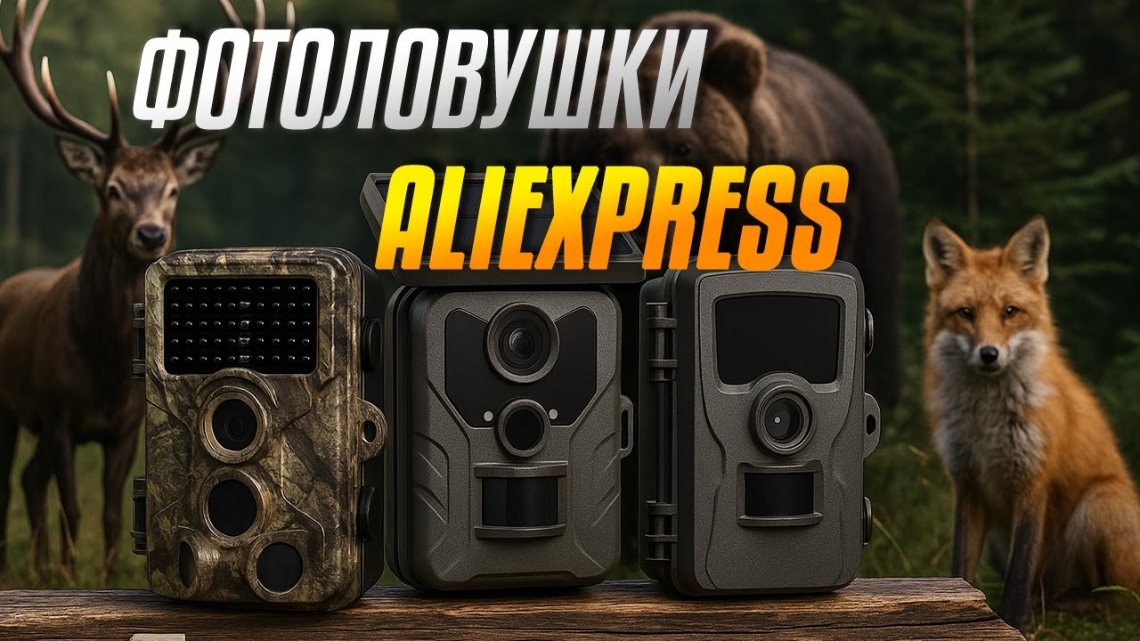 ТОП-5 Фотоловушек с AliExpress 🔥 Ловят всё — от кабана до вора!🦌📸 4G, WiFi, ночное видение. Рейтинг!