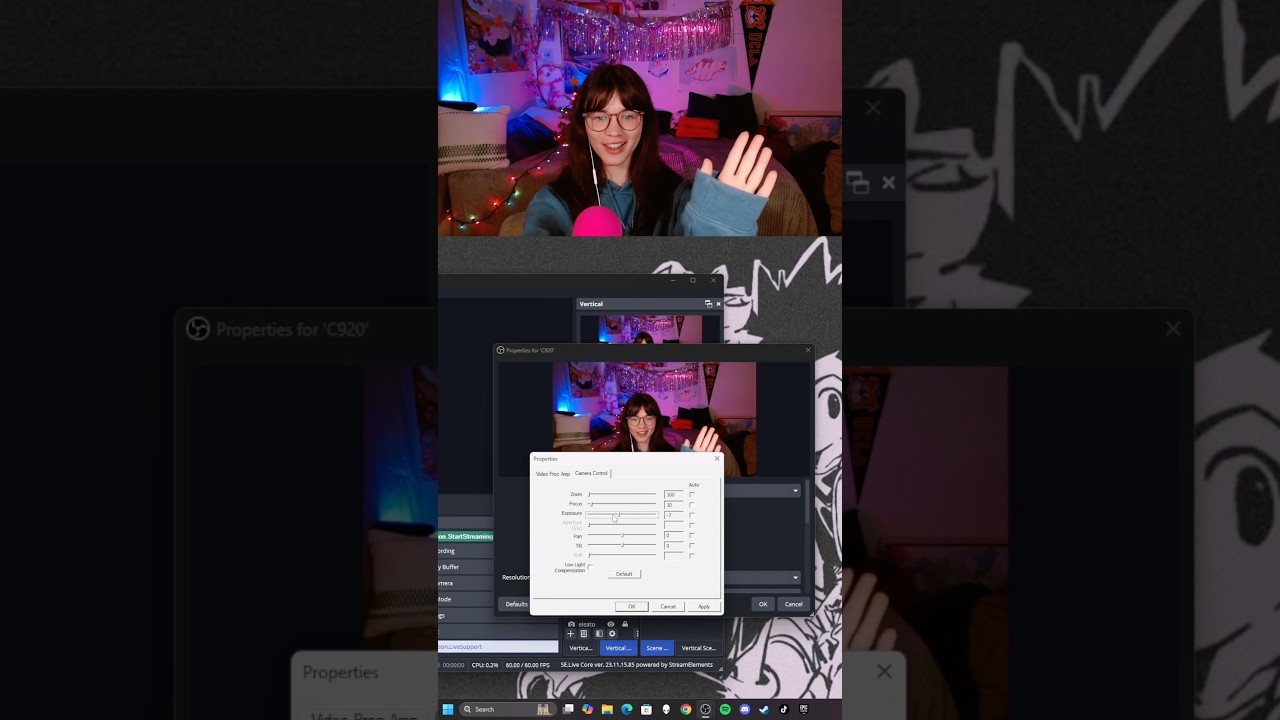 logitech c920 settings tutorial! #Logitech #logitechc920