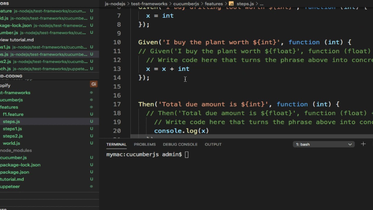Cucumber JS &mdash; BDD-тестирование в JavaScript &mdash; экспресс-курс | руководство по NodeJS