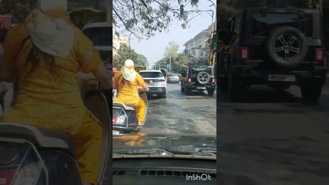 Traffic on Sinhgad road. Daily commute on Sinhgad road. 