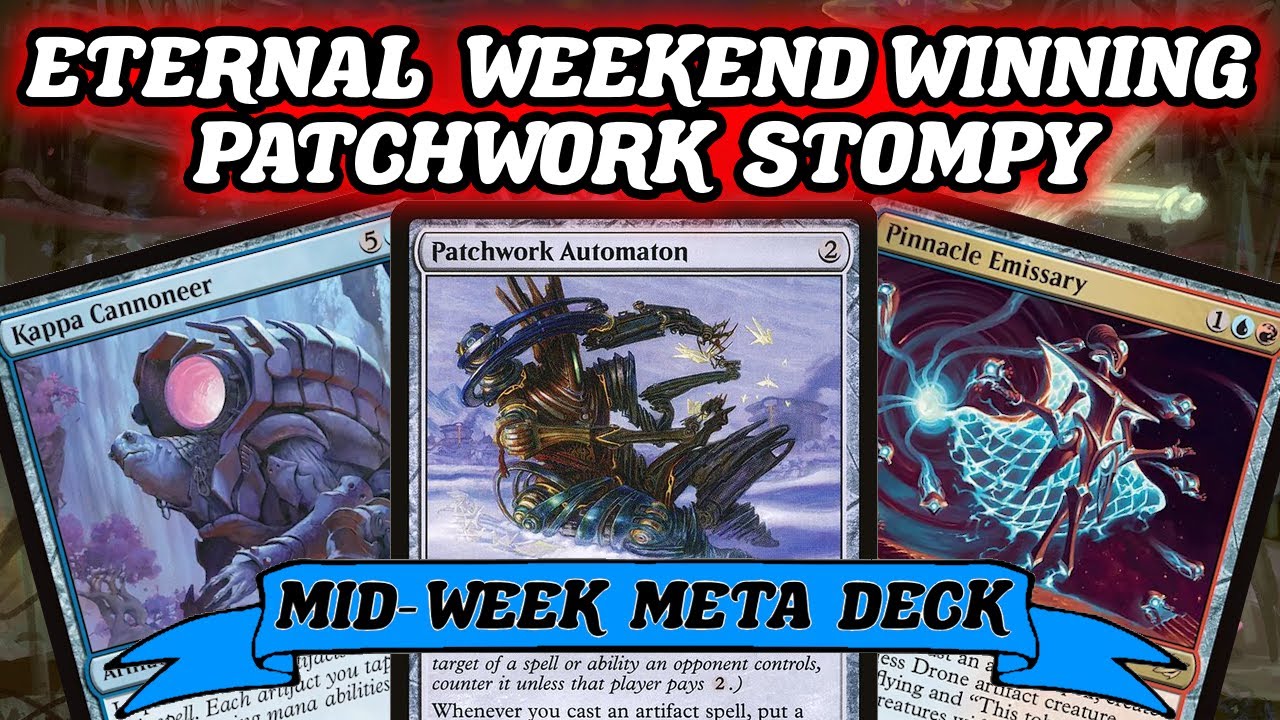 ETERNAL WEEKEND WINNING PATCHWORK STOMPY! Legacy Monoblue Artifact Beatdown MTG