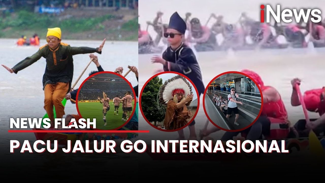 Penari Cilik Pacu Jalur Menghipnotis Dunia, Tradisi Lokal Jadi Sorotan Global | News Flash