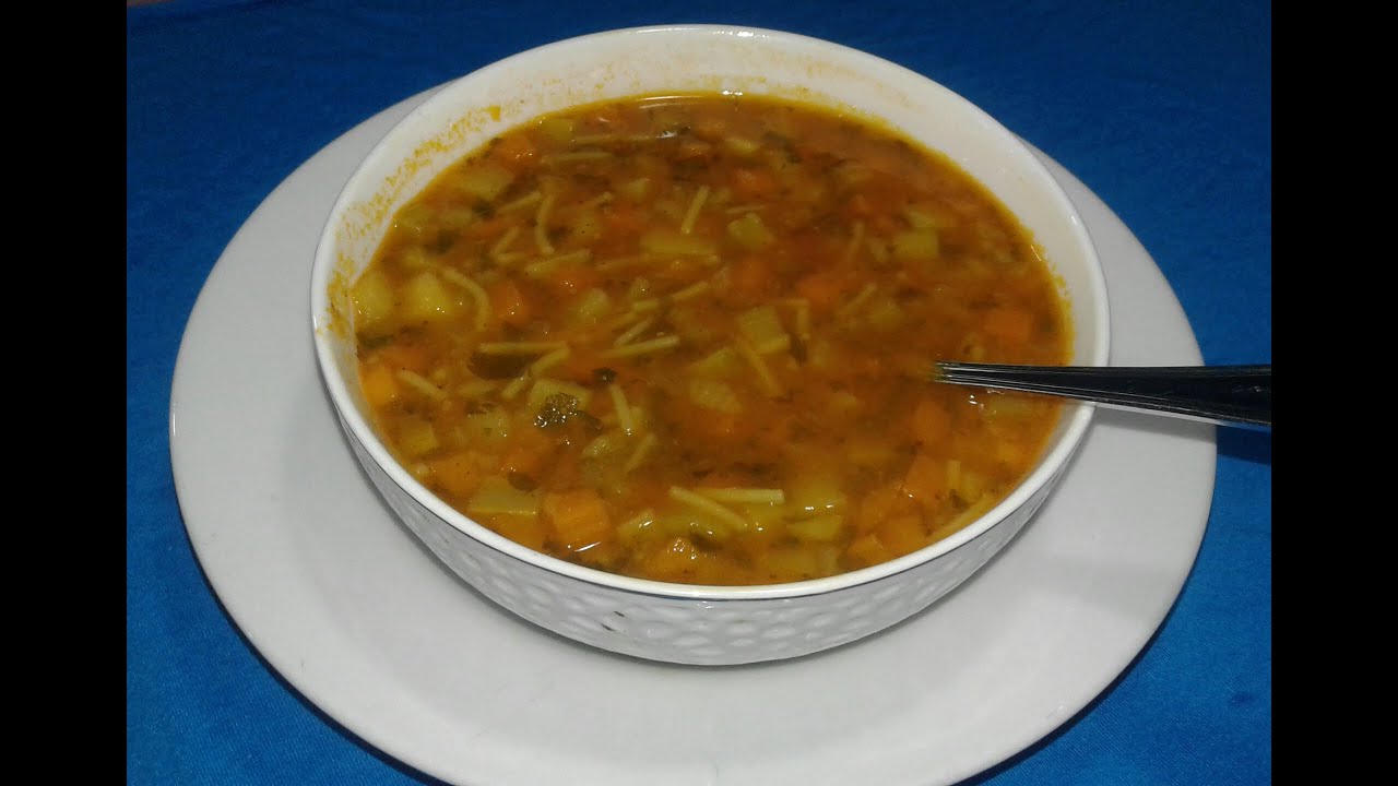 شوربة بالخضار رائعة /  Soupe aux légumes merveilleux