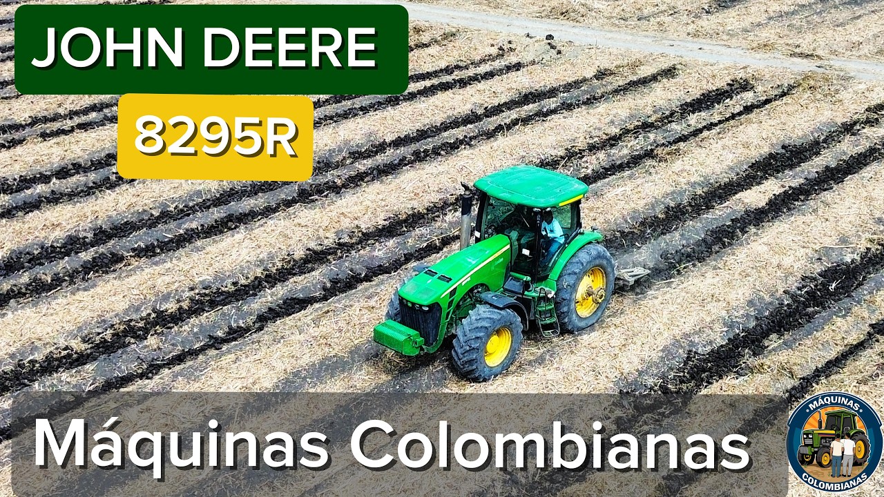 🚜🇨🇴😊Afull con el JOHN DEERE 8295R trabajando con cincel cenitander