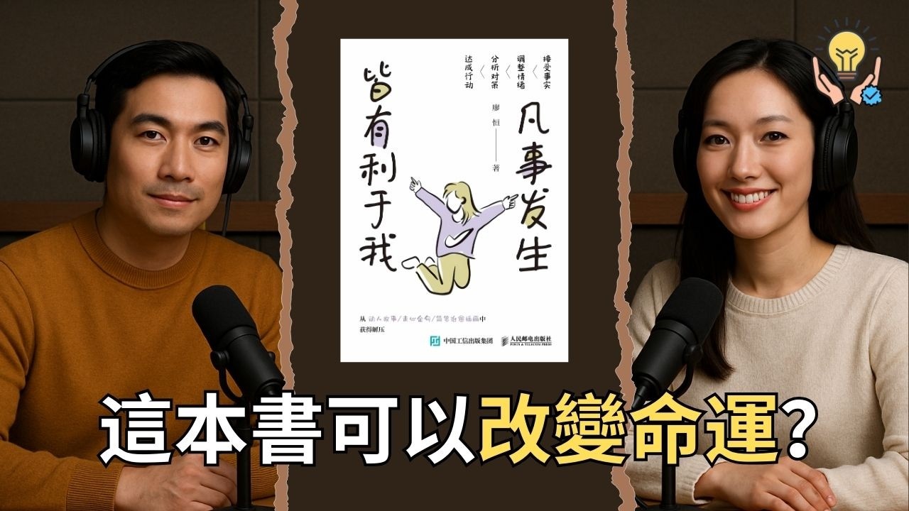 【必看】如何將壞事變好事？《凡事發生皆有利於我》教你心態逆襲！