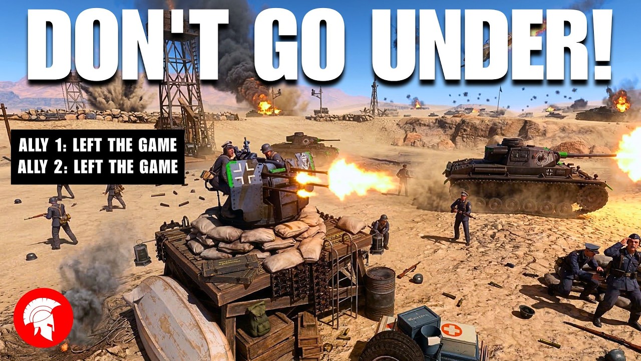 The Kriegsmarine will never go down! - 4vs4 - Afrikakorps - Company of Heroes 3