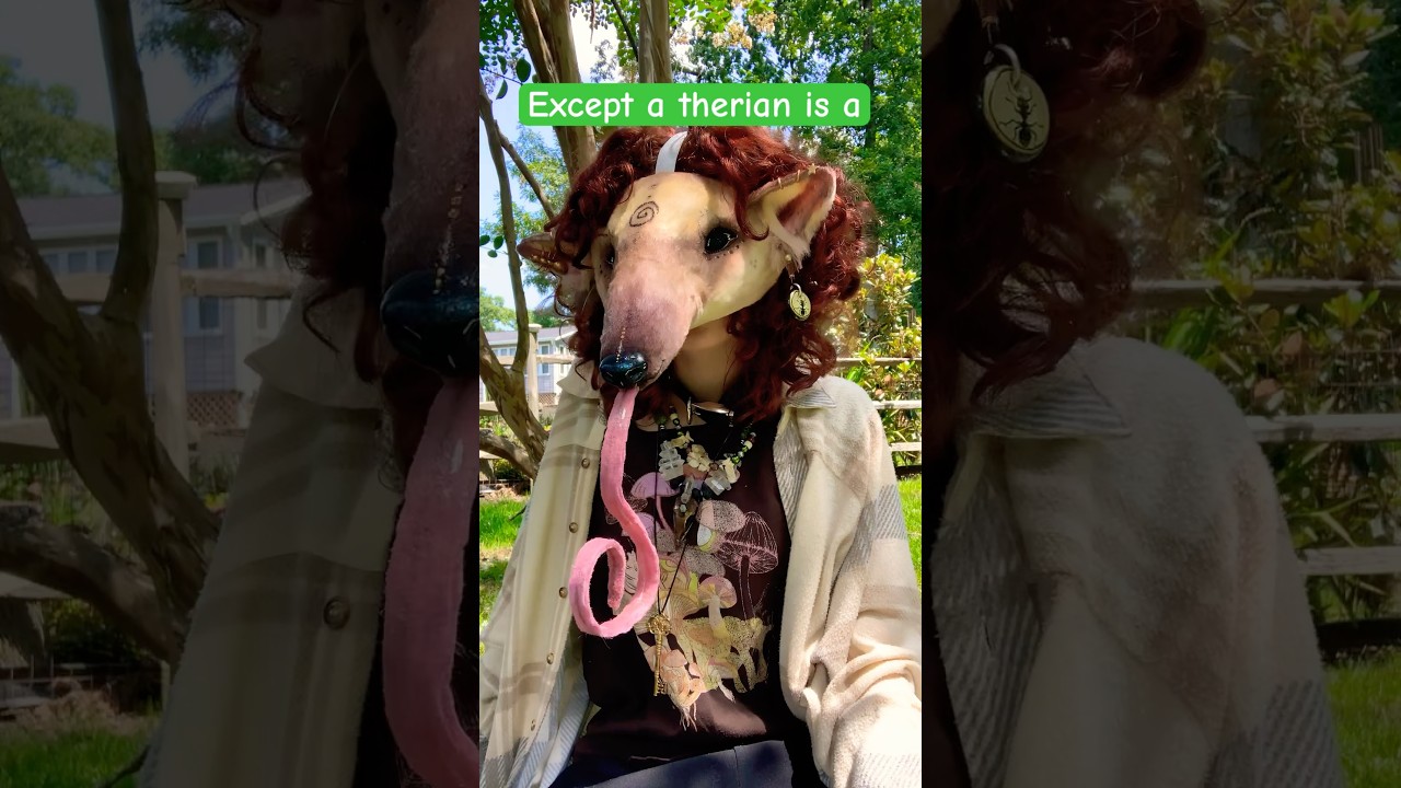 Not all therians are wolves&hellip; #therian #therianthropy #theriangear #therianmask #furry #quadrobics