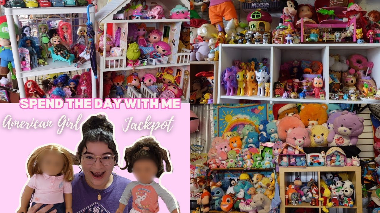 Пойдем со мной на блошиный рынок в поисках кукол American Girl! + Мои покупки!