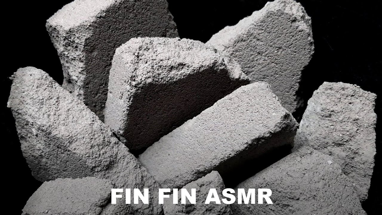 ASMR : Sand+Cement Chunks Crumble #349