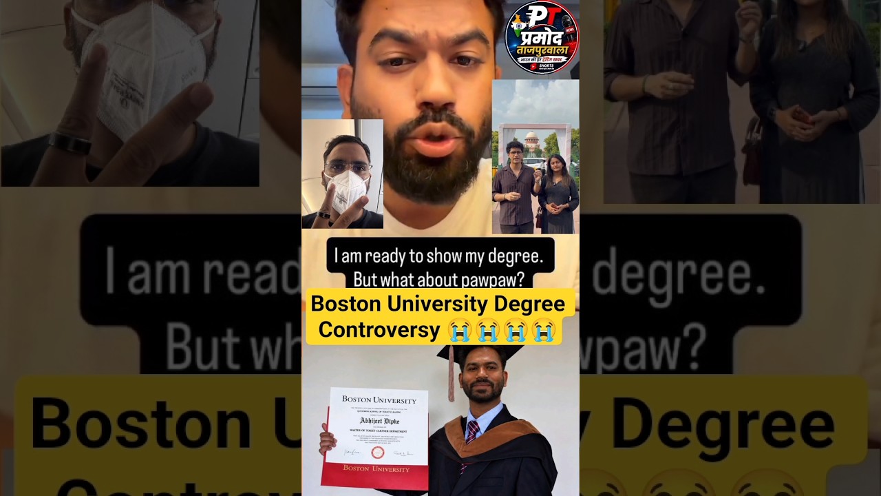 Big controversy over Abhijeet Dipke's Boston University degree! What's the truth? | Cockroach Janta Party.😭😭