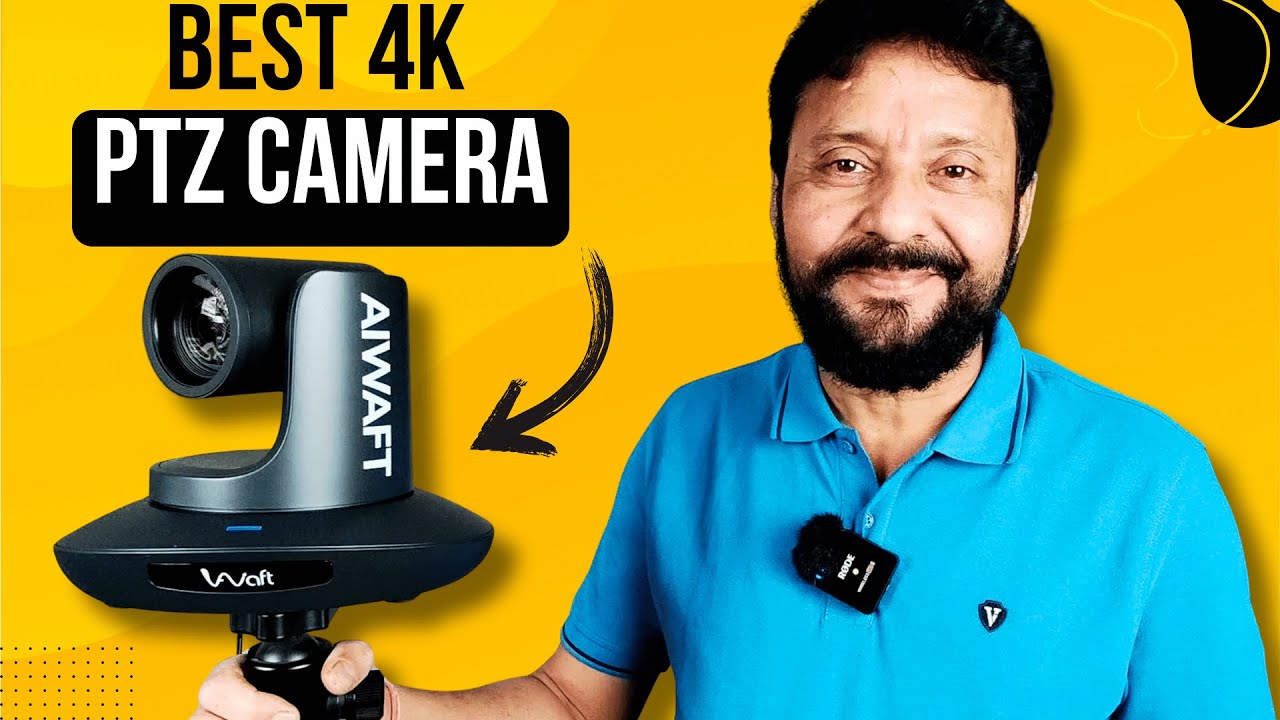 Best Camera For Teaching Online | AIWaft 4K PTZ Camera Pro Lens | Unboxing | Review