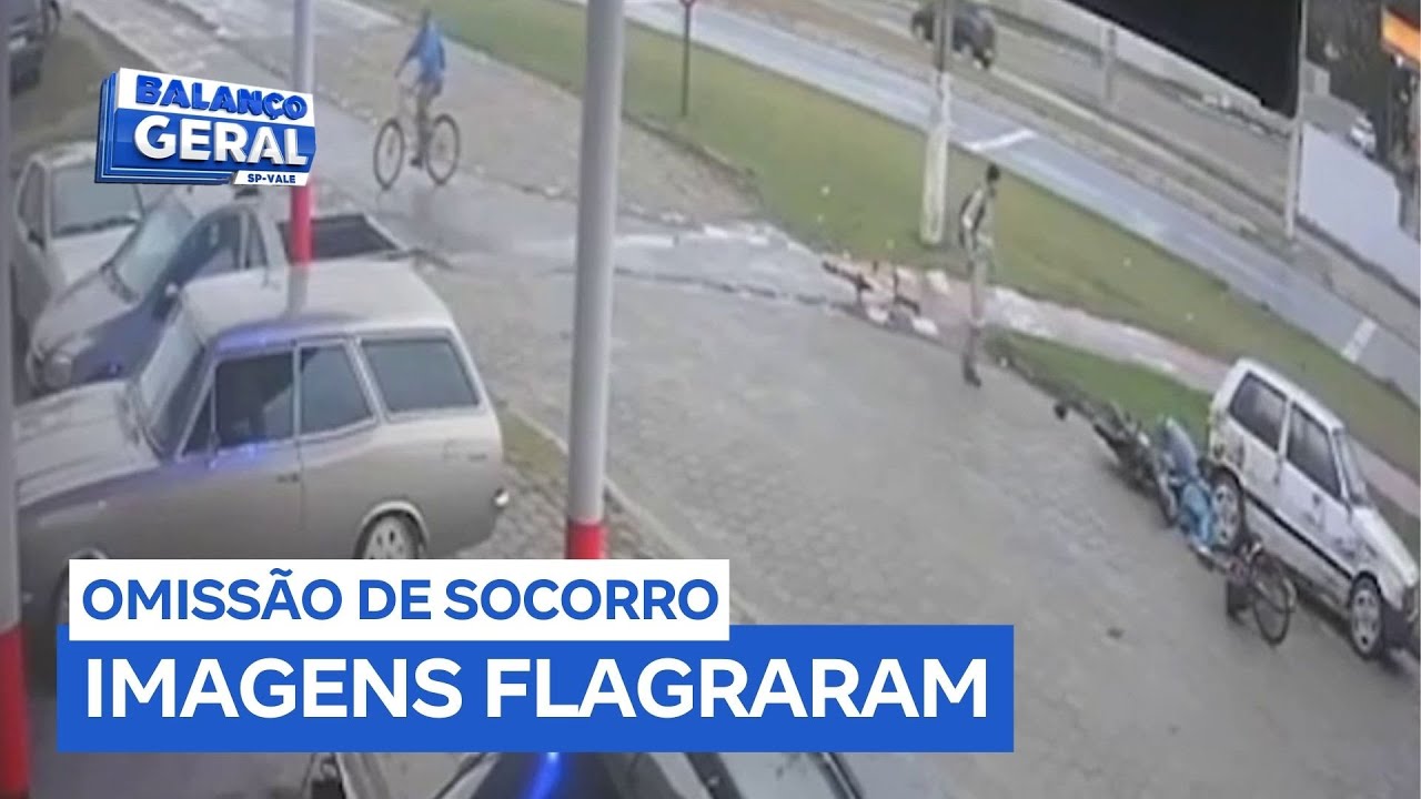 Homem de moto atropela ciclista e foge sem prestar socorro em Caraguatatuba (SP)